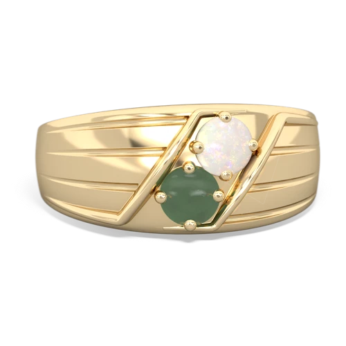 opal-jade mens ring