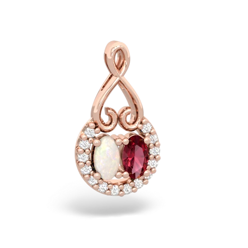 opal-lab ruby love nest pendant