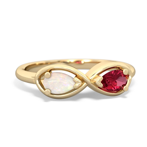 opal-lab ruby infinity ring