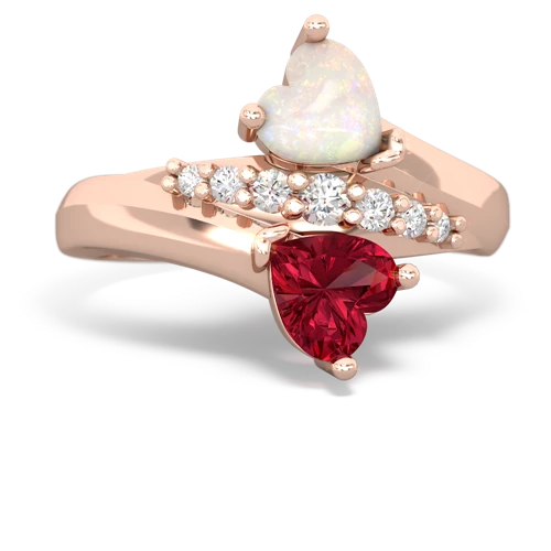 opal-lab ruby modern ring