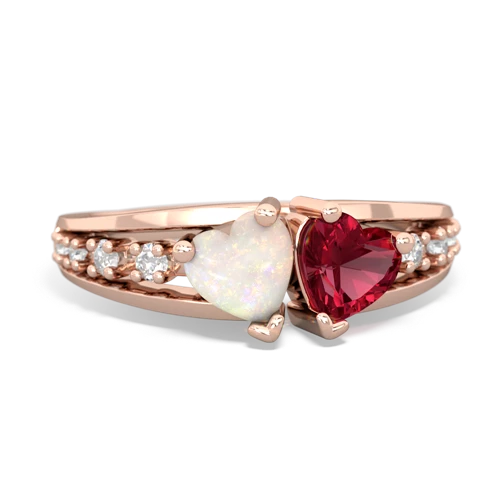 opal-lab ruby modern ring