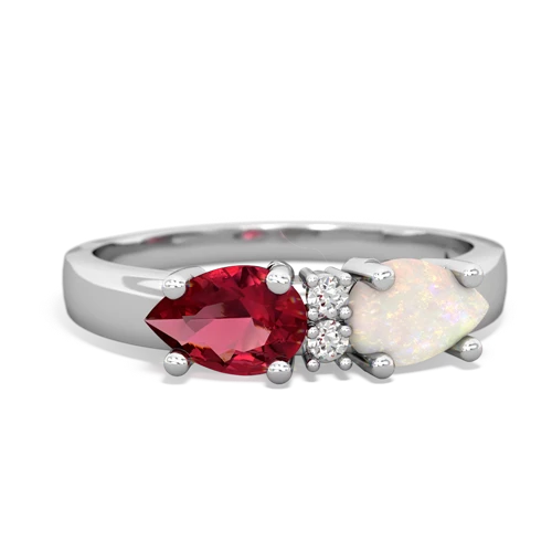 opal-lab ruby timeless ring