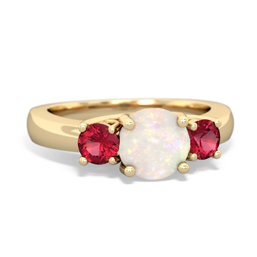 opal-lab ruby timeless ring