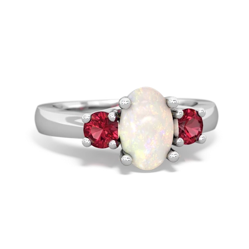 opal-lab ruby timeless ring