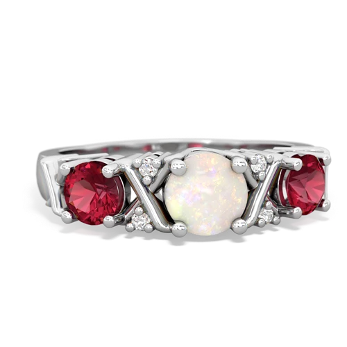 opal-lab ruby timeless ring