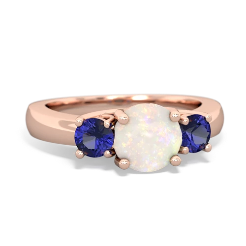 opal-lab sapphire timeless ring