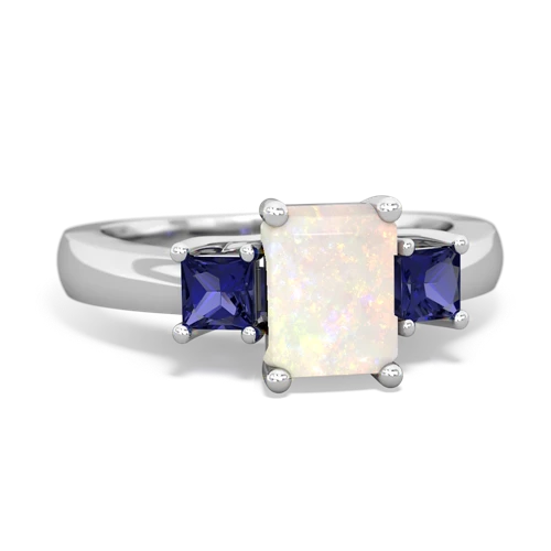 opal-lab sapphire timeless ring