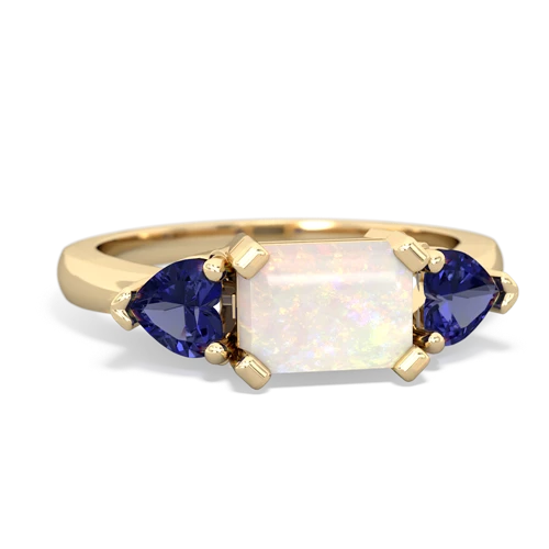 opal-lab sapphire timeless ring