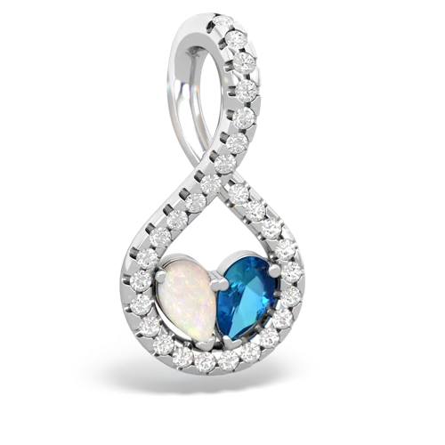 opal-london topaz pave twist pendant