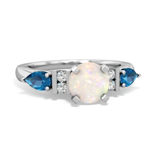 opal-london topaz engagement ring