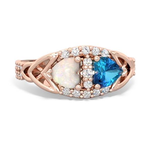 opal-london topaz keepsake engagement ring