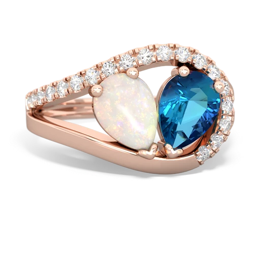 opal-london topaz pave heart ring