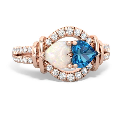 opal-london topaz pave keepsake ring