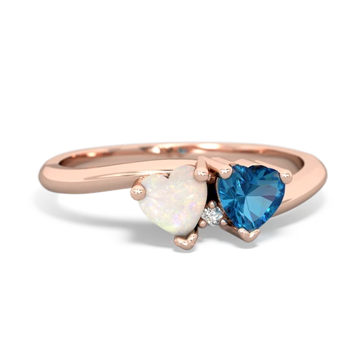 opal-london topaz sweethearts promise ring