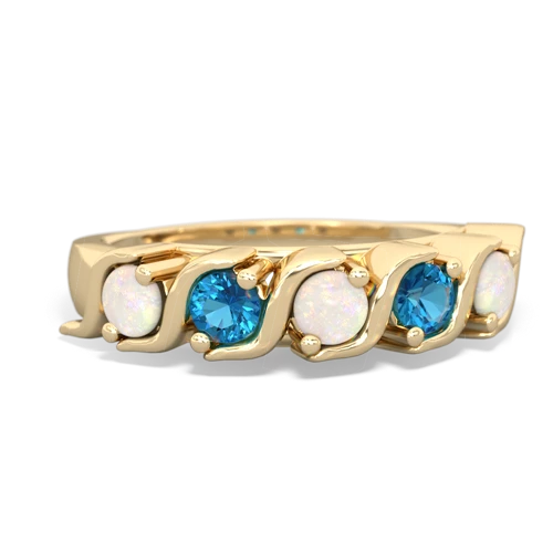 opal-london topaz timeless ring