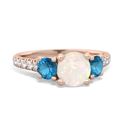 opal-london topaz trellis pave ring