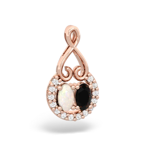 opal-onyx love nest pendant