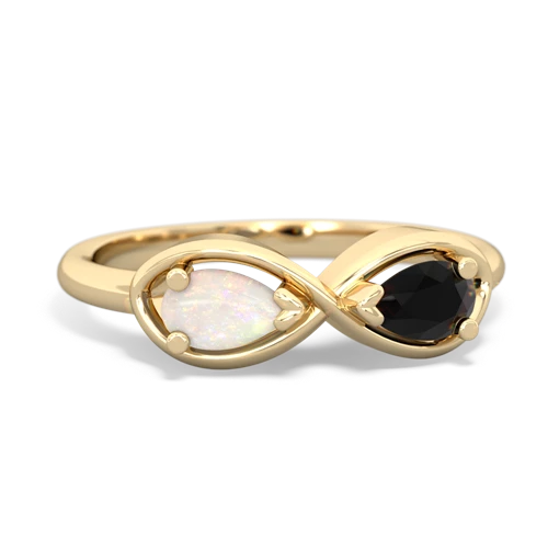 opal-onyx infinity ring