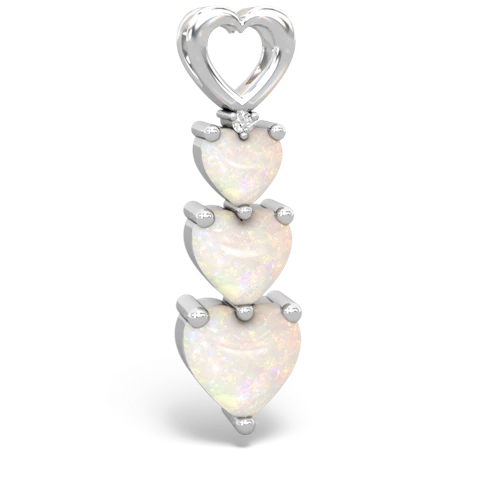 amethyst-amethyst three stone pendant