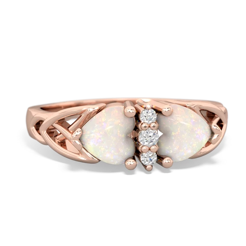 opal-opal celtic ring