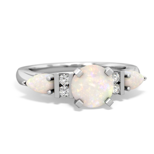 opal-citrine engagement ring