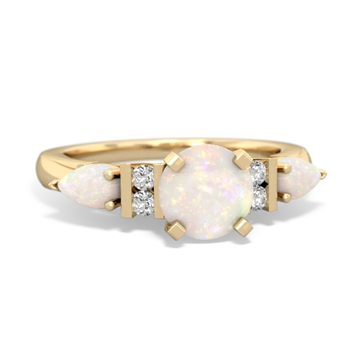 opal-opal engagement ring