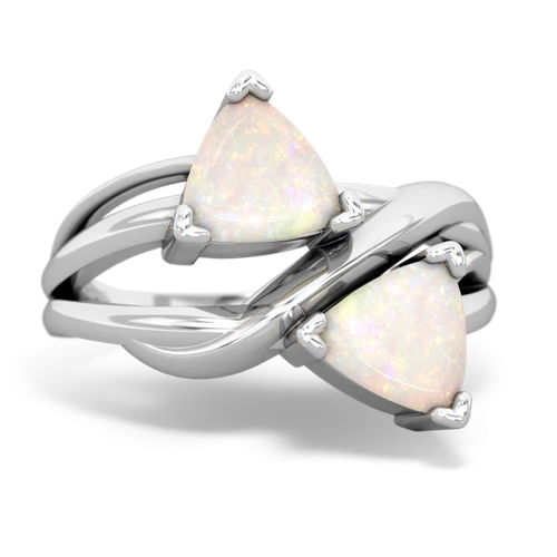 opal-opal filligree ring