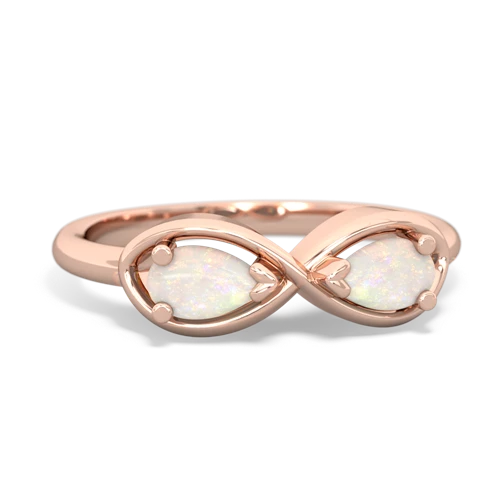 opal-opal infinity ring