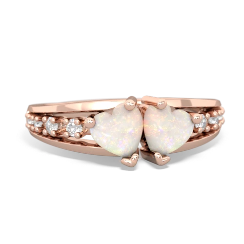 opal-opal modern ring