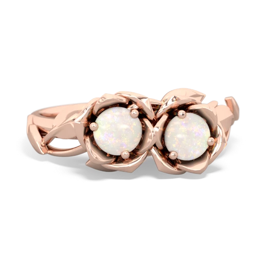 opal-opal roses ring