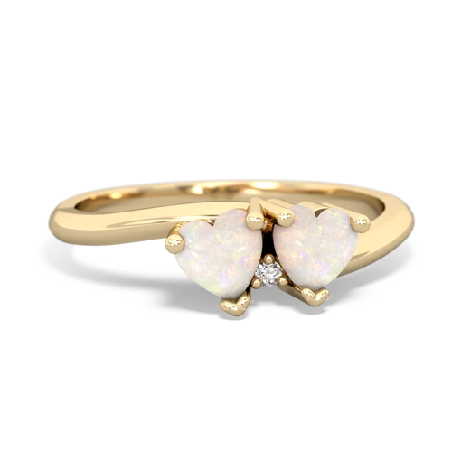 opal-opal sweethearts promise ring