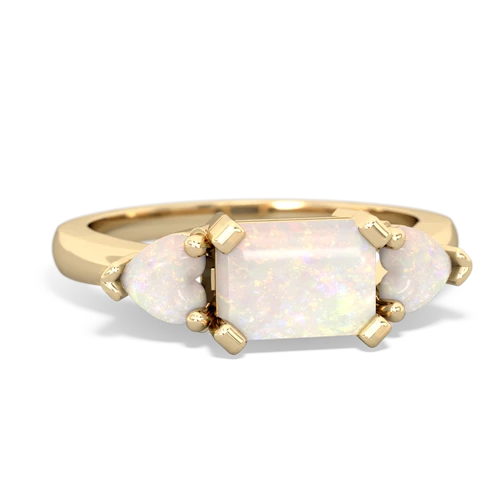 peridot-ruby timeless ring