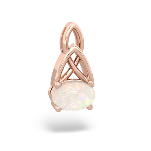 opal filligree pendant