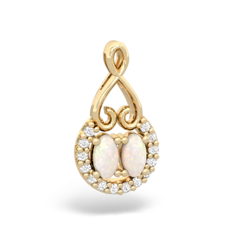 opal love nest pendant