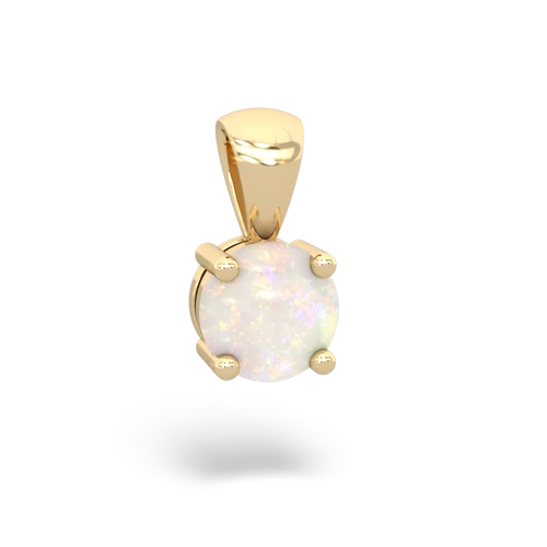 opal round basic pendant