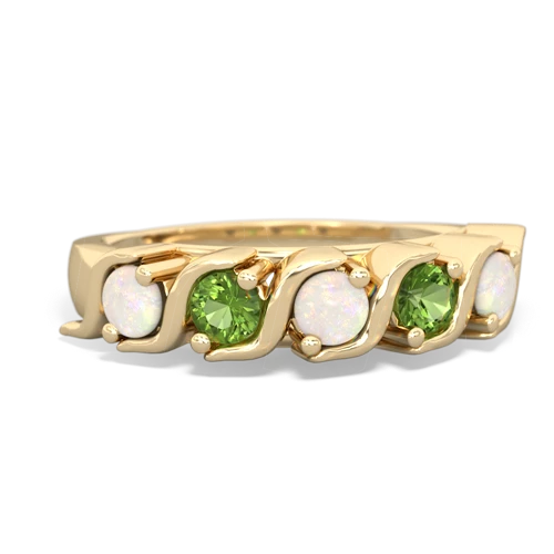 Opal Anniversary Band Genuine Opal ring Ring