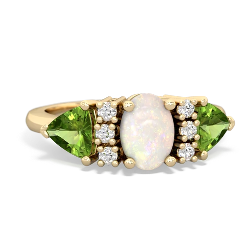 opal-peridot timeless ring