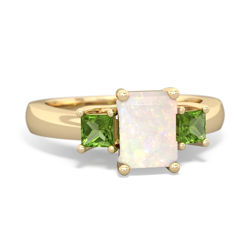 opal-peridot timeless ring