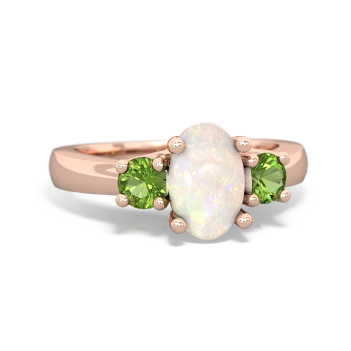 opal-peridot timeless ring