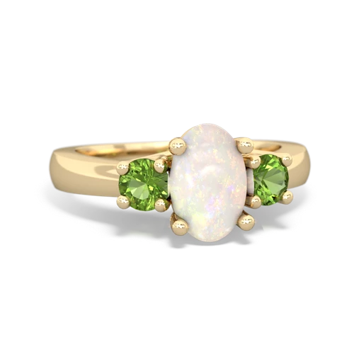 opal-peridot timeless ring