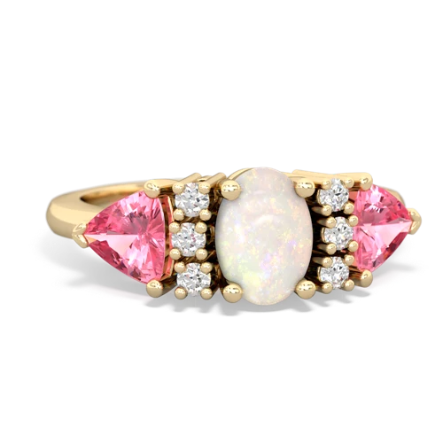 opal-pink sapphire timeless ring