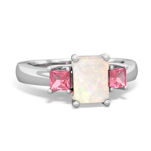 opal-pink sapphire timeless ring