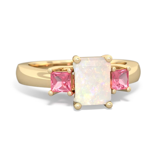 opal-pink sapphire timeless ring