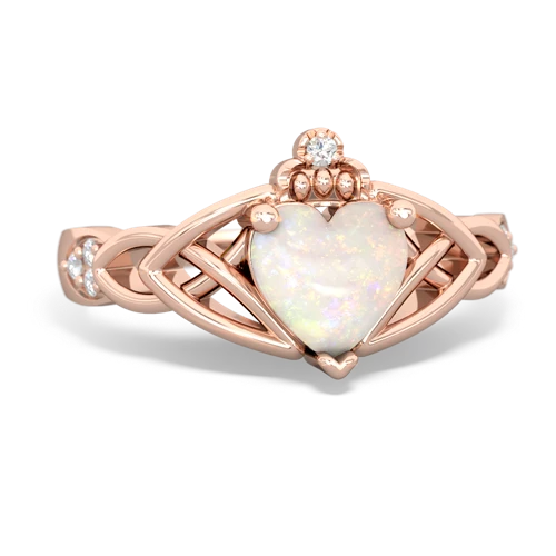 Opal Claddagh Trinity Knot Genuine Opal ring Ring
