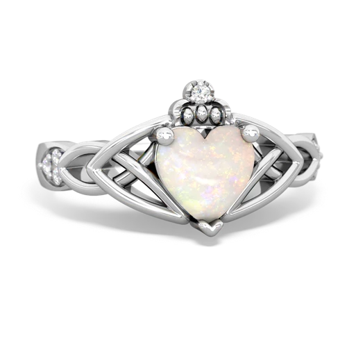 opal celtic ring