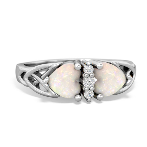 opal celtic ring