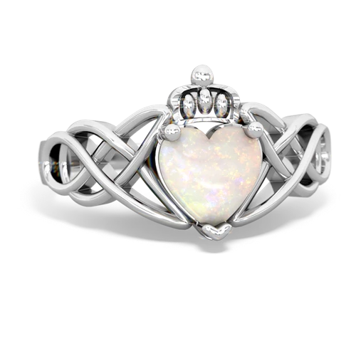 opal claddagh ring