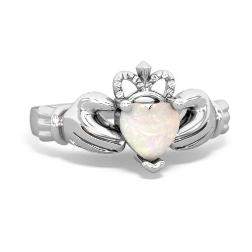 opal claddagh ring