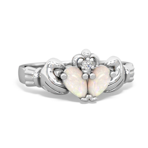 opal claddagh ring