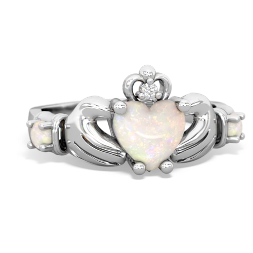 opal claddagh ring